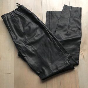 Zara faux leather leggings